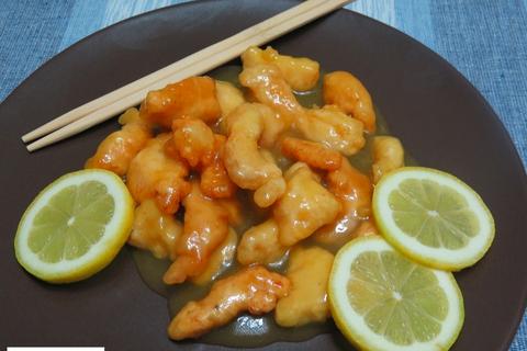 Pollo al limón estilo chino