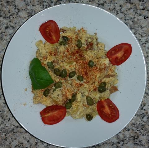 Scrambled Eggs with Ham