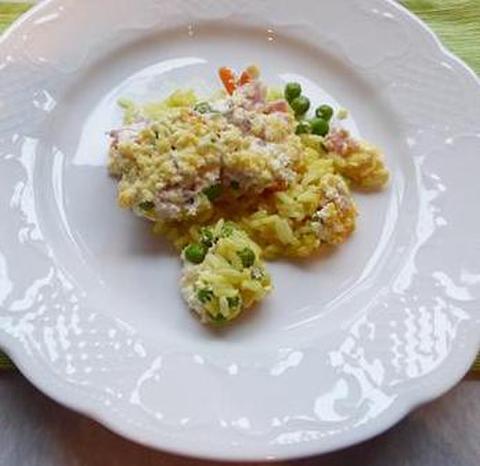 Vegetable and rice casserole