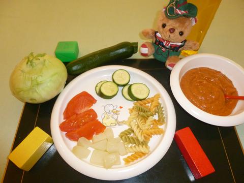Vegetable Pasta in Tomato Sauce (from 8 months)