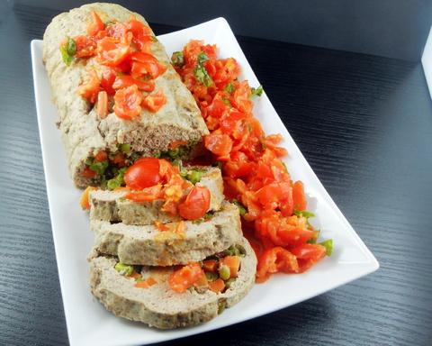 Big Cold Meatball with Vegetables