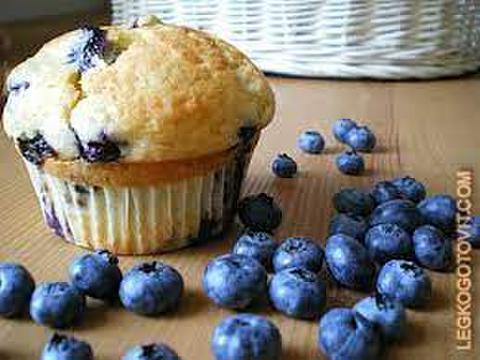 muffins aux myrtilles