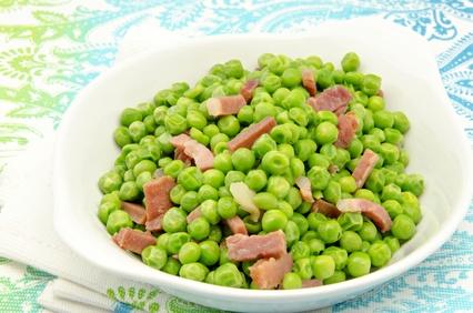 Guisantes con jamón