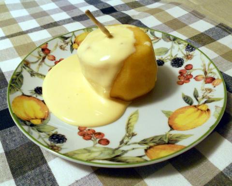 Apples with Eggnog