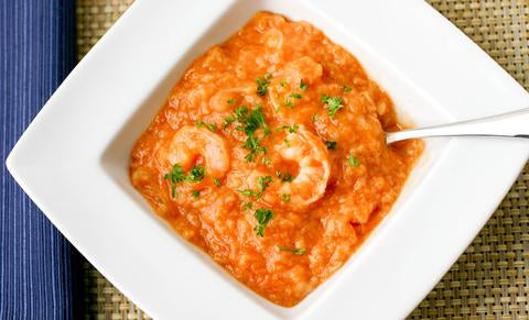Shrimp açorda