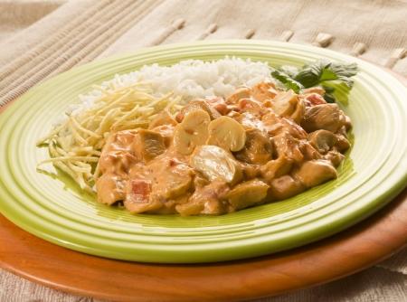 Chicken stroganoff