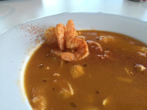 REINETA SOUP WITH SHRIMPS