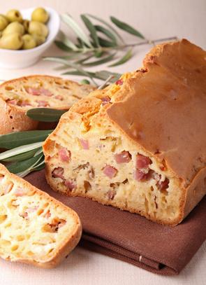 cake jambon et olives vertes