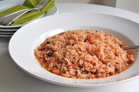 Octopus rice
