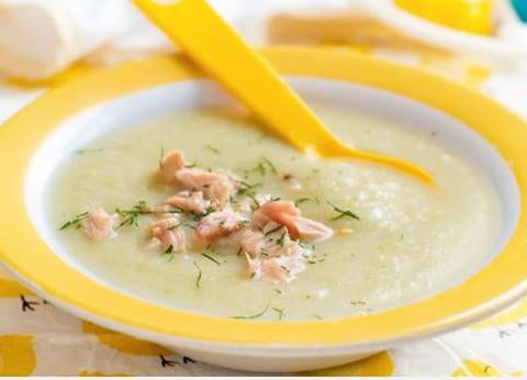 Chicken and vegetable porridge