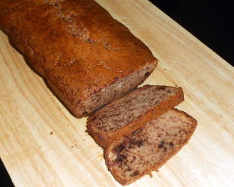 Vegan Banana Chocolate Plum Cake