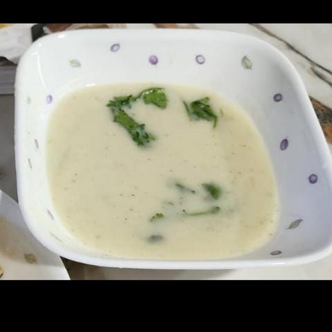 Butter Lemon Salmon and Cauliflower Soup - 2 in 1