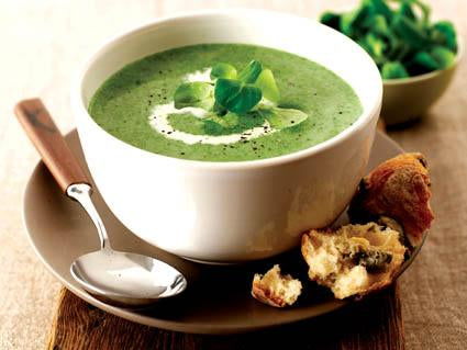 Lettuce soup