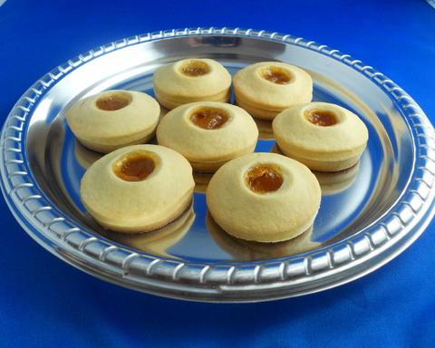 Shortbread and Jam Cookies (Dairy Free)