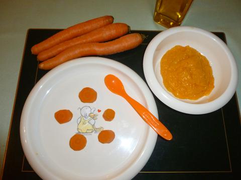 First Carrot Porridge (from 5th month)