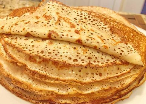 thin pancakes