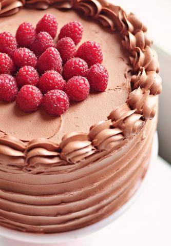 Red velvet with Chocolate Ganache and Raspberries