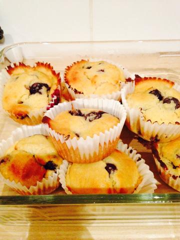 Buttery Blueberry Muffins