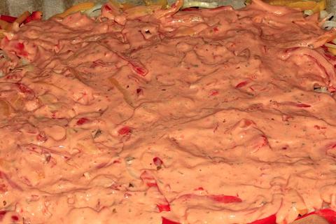 Bell Pepper Sauce with Pasta or Ravioli